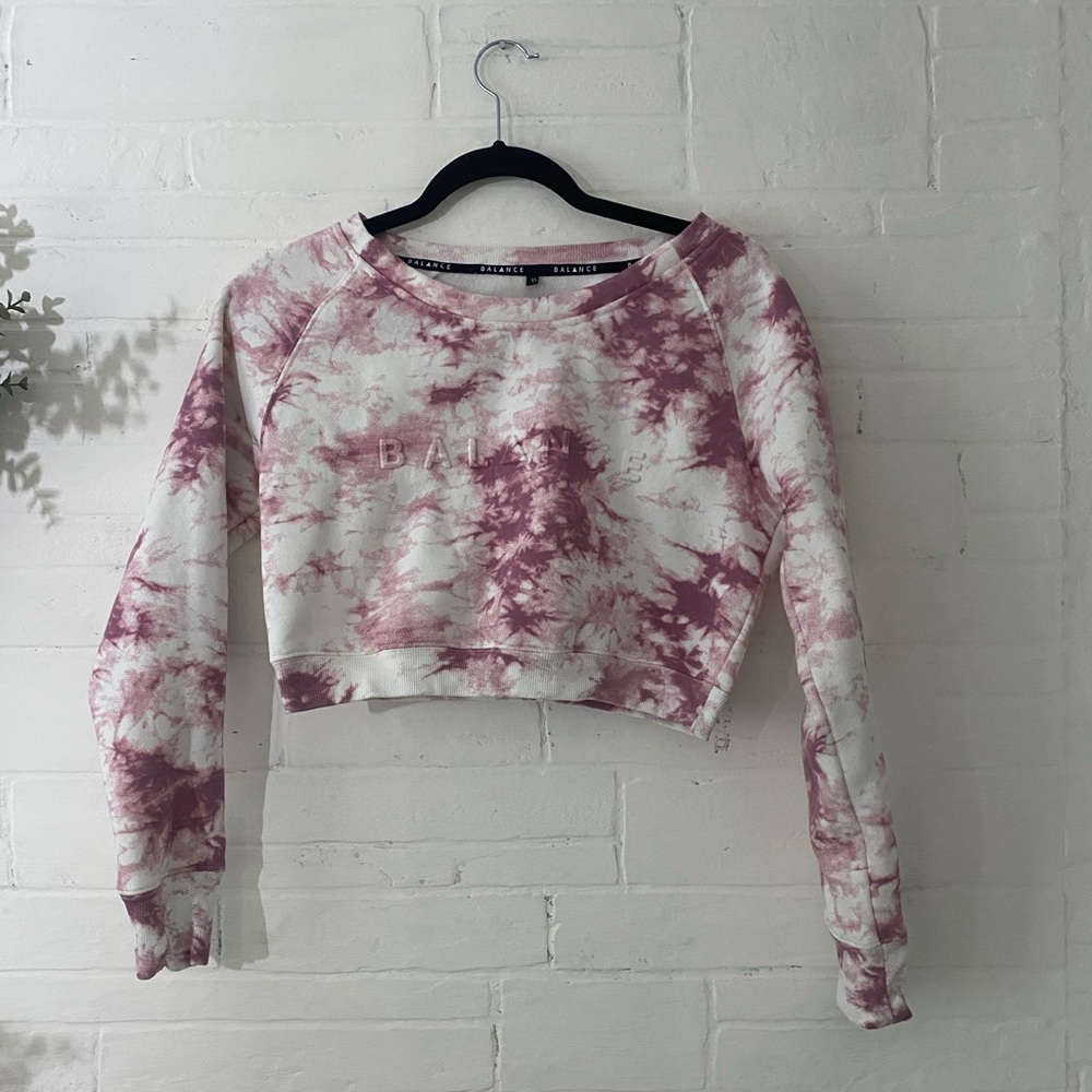 Balance athletica cropped crew sweater